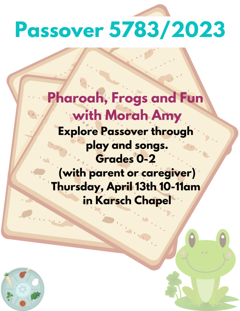 Banner Image for Pharoah, Frogs and Fun with Morah Amy
